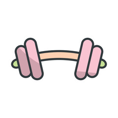 Dumbbell icon vector design templates simple and modern