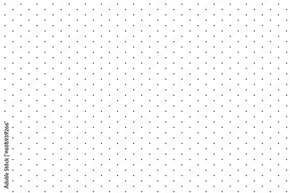 Poster abstract seamless black polka dot pattern with transparent bg.