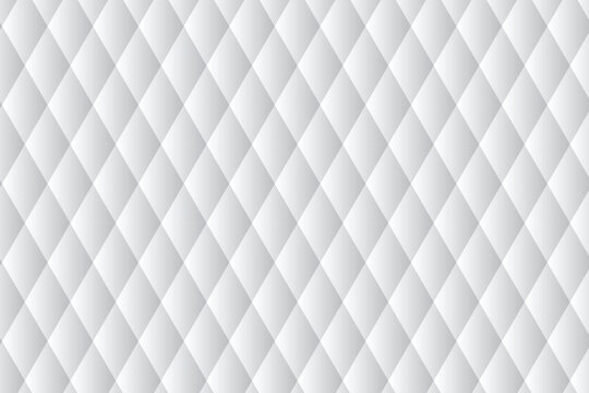 abstract seamless geometric white rhombus pattern. © Aminul