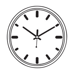 This is a Wall clock vector illustration