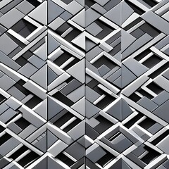1540 Minimalist Geometric Tiles: A modern and minimalist background featuring geometric tiles with clean lines and subtle variations, creating a sleek and contemporary atmosphere2, Generative AI