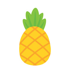 Pineapple Fruit Doodle Icon Cute Vector Illustration