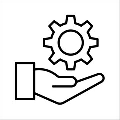 Technical support vector icon. Service tool icon. vector illustration on white background