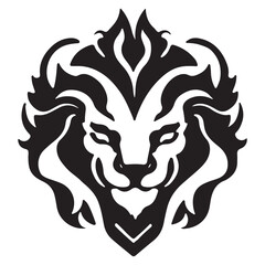 Plakat lion head mascot