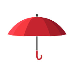 Umbrella Icon. Editable Flat Vector Illustration.