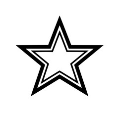 Star vector illustration isolated on transparent background