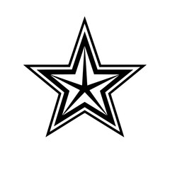 Star vector illustration isolated on transparent background