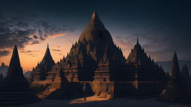 temple Of borobudur central java