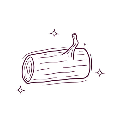recommend clip art: Hand Drawn Wood Logs. Doodle Vector Sketch Illustration