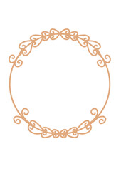 Circle Elegant Vintage Frame Border