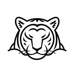 Tiger vector illustration isolated on transparent background