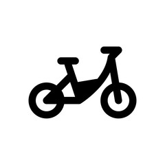 bike icon solid style vector