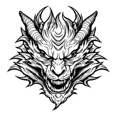 Unleash the mythical power with this captivating ink art. Embody strength, wisdom, and ferocity as the intricately designed dragon face adorns your skin, captivating all who behold it.