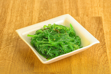 Japanese traditional seaweed salad Chukka