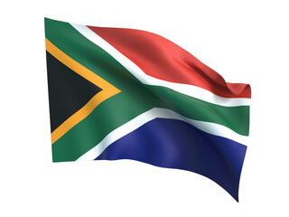 Flag of South Africa .Png transparency