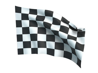 Flag icon. Racing sign. Checkered racing flag .Png transparency