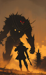 Fototapeta premium Monster Hunters