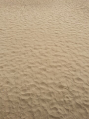 Fine sand on a sandy beach