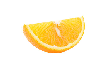 Fresh orange isolated on transparent png