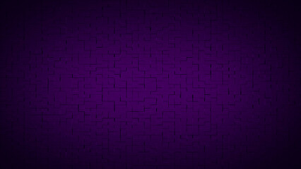 Purple brick wall for background. 4K picture