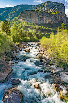 stream in the mountains