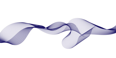 Obraz premium Abstract flowing wave lines. Design element for technology, science, modern concept.vector eps 10