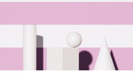 ADVERTISING SOLID GEOMETRY 3D