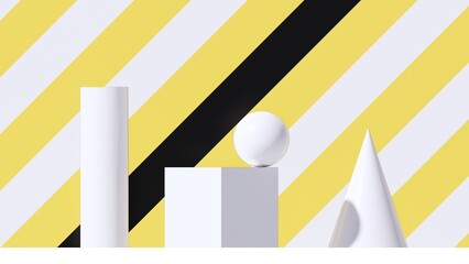 ADVERTISING SOLID GEOMETRY 3D