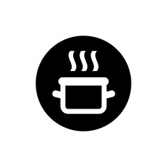 Cooking line icon. Boiling time, frying pan and kitchen equipment. Fork, spoon and knife line icon. Recipe book, chef's hat and cutting board. Cookbooks, frying times, hot pots. Vector