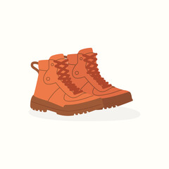 Hiking Boots, Hiking and Camping Equipment illustration