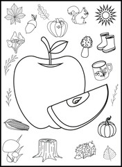 Autumn Coloring Pages for Kids