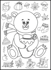 Autumn Coloring Pages for Kids