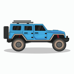 jeep model vector design