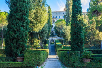 Villa d'Este is one of the symbols of the Italian Renaissance and is listed as a UNESCO World Heritage Site. 