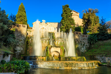 Villa d'Este is one of the symbols of the Italian Renaissance and is listed as a UNESCO World Heritage Site. 