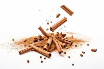 Cinnamon sticks. Generate Ai