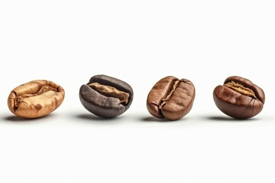 Coffee beans roasted. Generate Ai