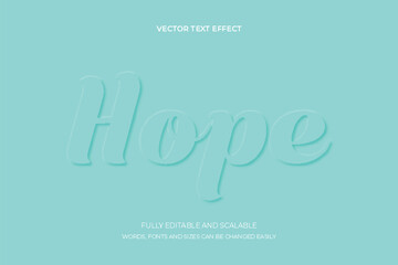 Hope neumorphism editable text effect	