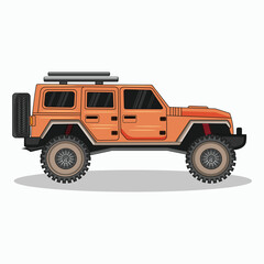 jeep model vector design