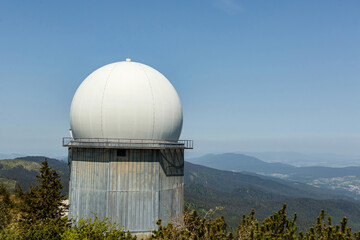 Mount Arber peak loop trail impression - View from the top of mount Arber in the bavarian forest...