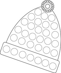 Autumn Dot Marker Coloring Pages
