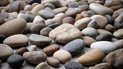 Stones of various shapes, wallpapers, AI creation
