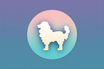 icon of dog, AI Generative