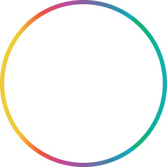 abstract colorful circle