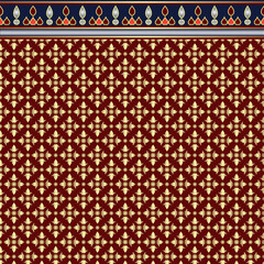 Thai pattern, Pikunthong pattern. Traditional Thai fabric pattern. native pattern background
