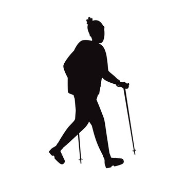 recommend clip art:  Black silhouette of a golfer  isolated on transparent background