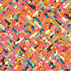 Color Diamonds illusion background abstract illustration