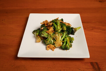 Chicken and broccoli