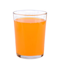 Orange juice in glass transparent png