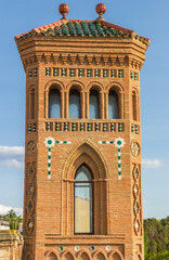 Fototapeta premium Tower of the Escalinata del Ovalo in Teruel, Spain